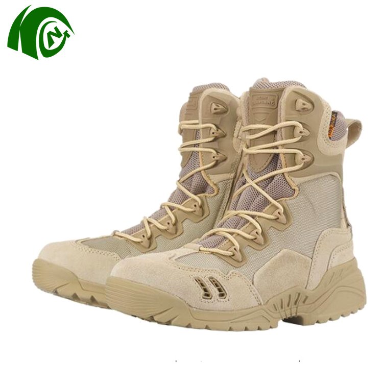 KANGO Ultralight Boots Desert Boots Outdoor Hiking Shoes Desert Tactical Boots Men's Spring and Autumn PU
