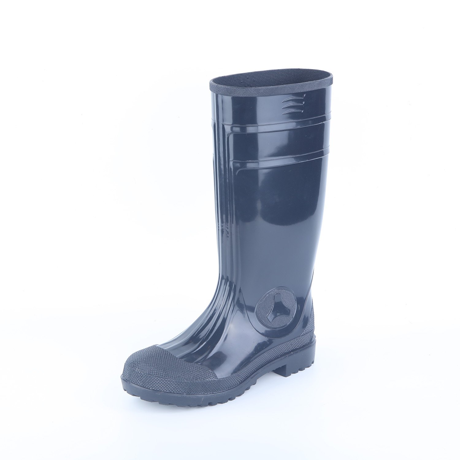 PVC Rubber Work Boots for Men Waterproof Men's Rain Boots with Steel Toe Mens Agriculture Knee Footwear for Gardening