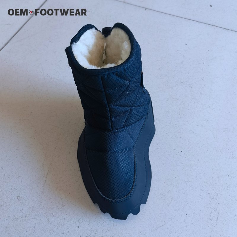 Winter Men's Suede Warm Snow Women's Boots Men's Work Casual Shoes Non-slip Ankle Boots