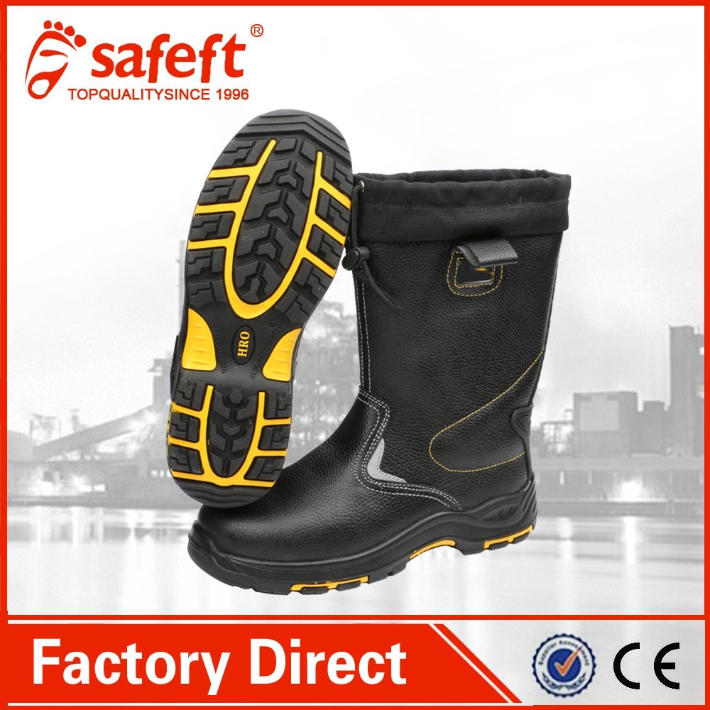 manufacturer factory custom safety shoes for men steel toe boots leather slip resistant waterproof stab resistant s3 wholesale