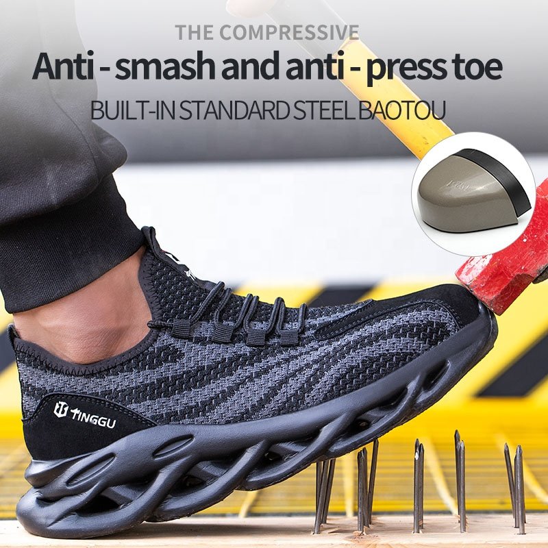 Fashionable Function shoes manufacturers protective sport jogger steel toe shoes men safety boots shoes