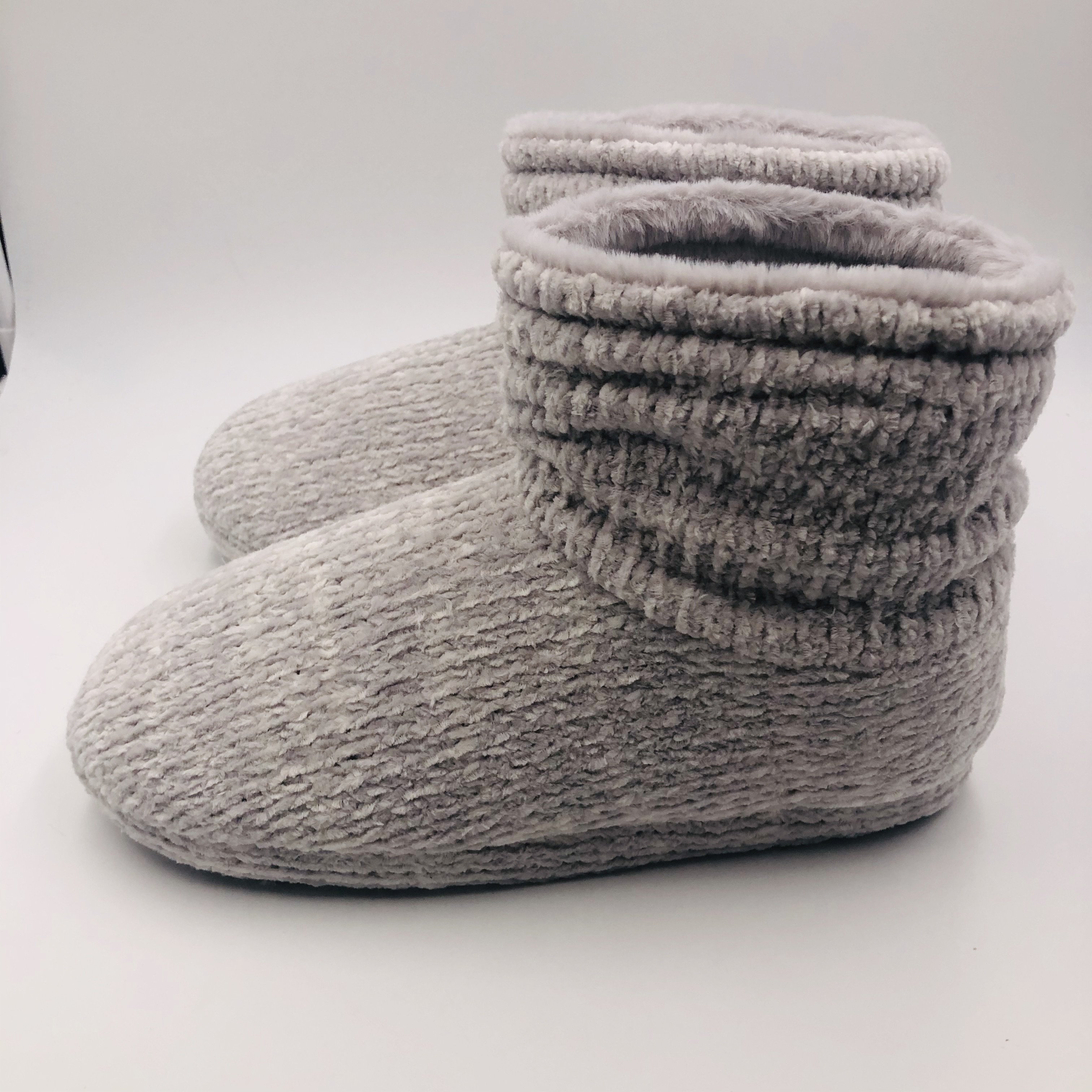 Women's Boots Bedroom Home Custom Winter Spring Boots Short Boots Free Sample Fashion Chenille Anti Slip TPR Sole Indoor