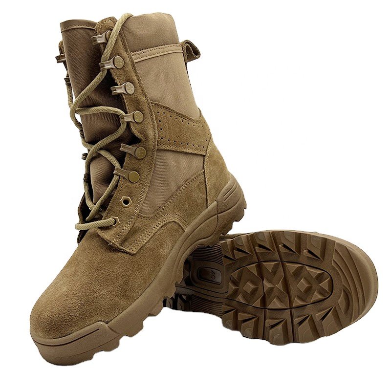 Fast Lacing Style Tactical Waterproof Boots Breathable Composite Mesh Desert Boots