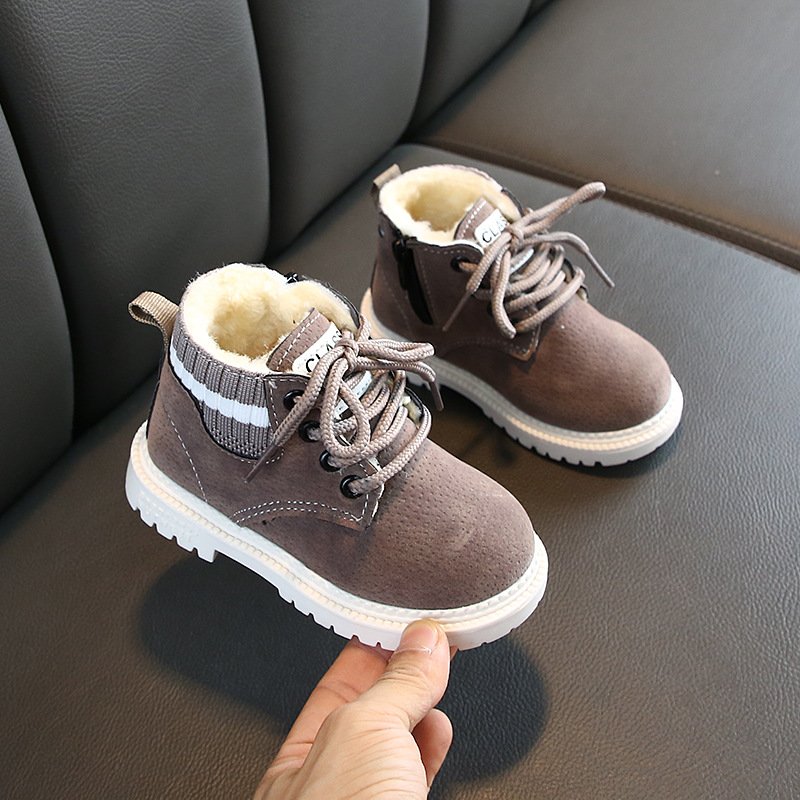 Winter& Autumn Fashion Boots Shoes Warm Boots With Plush Inside Children's Winter Shoes