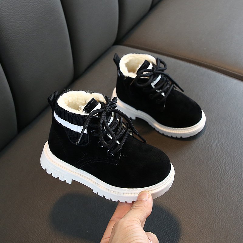 Winter& Autumn Fashion Boots Shoes Warm Boots With Plush Inside Children's Winter Shoes