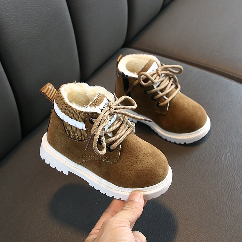 Winter& Autumn Fashion Boots Shoes Warm Boots With Plush Inside Children's Winter Shoes