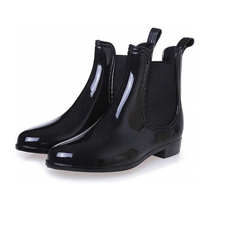 Ladies Elastic Rain Boots Non Slip Ankle Rain Shoes Women
