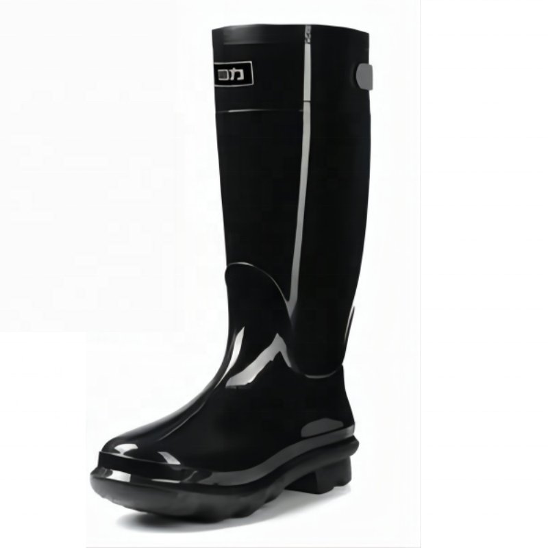 Thick White Inside Update Rain Boots With Reflective Strip