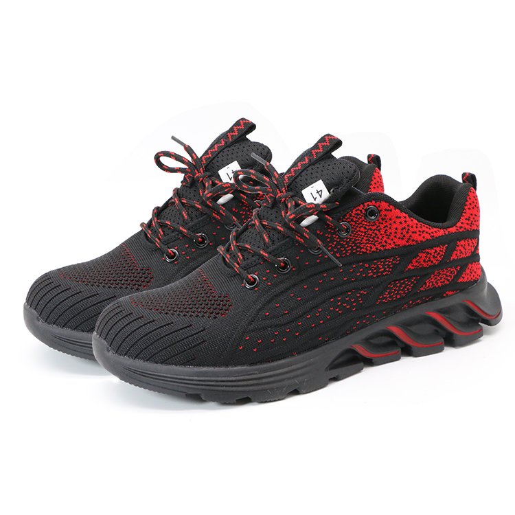 ENTE SAFETY Light weight men breathable safety shoes lightweight mid cut steel toe safety boots for welder men