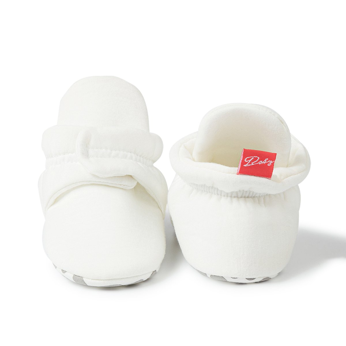 Low Moq Logo Customize Warm Cotton Fabric Stars Print 0-18 Month Baby Girl Boots Shoes Baby Booties Baby Socks Shoes