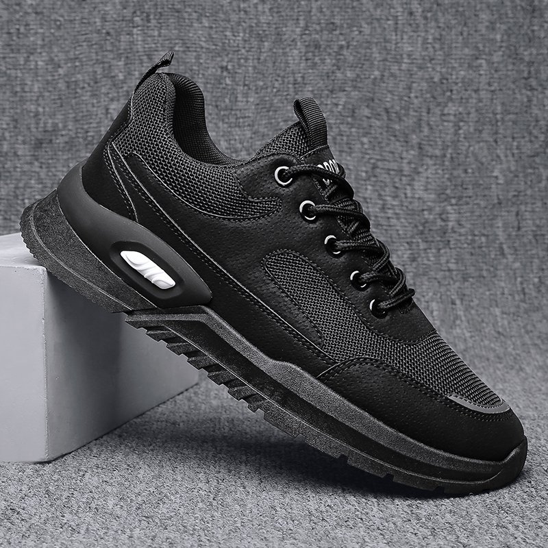 2023 New British Boots Men's Lace-up PU Leather Trend High-top Casual Boots for Men Shoes