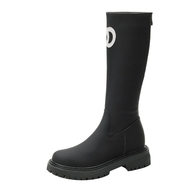 Professional standard boots women shoes knee-high winter black women boots designer ladies boots
