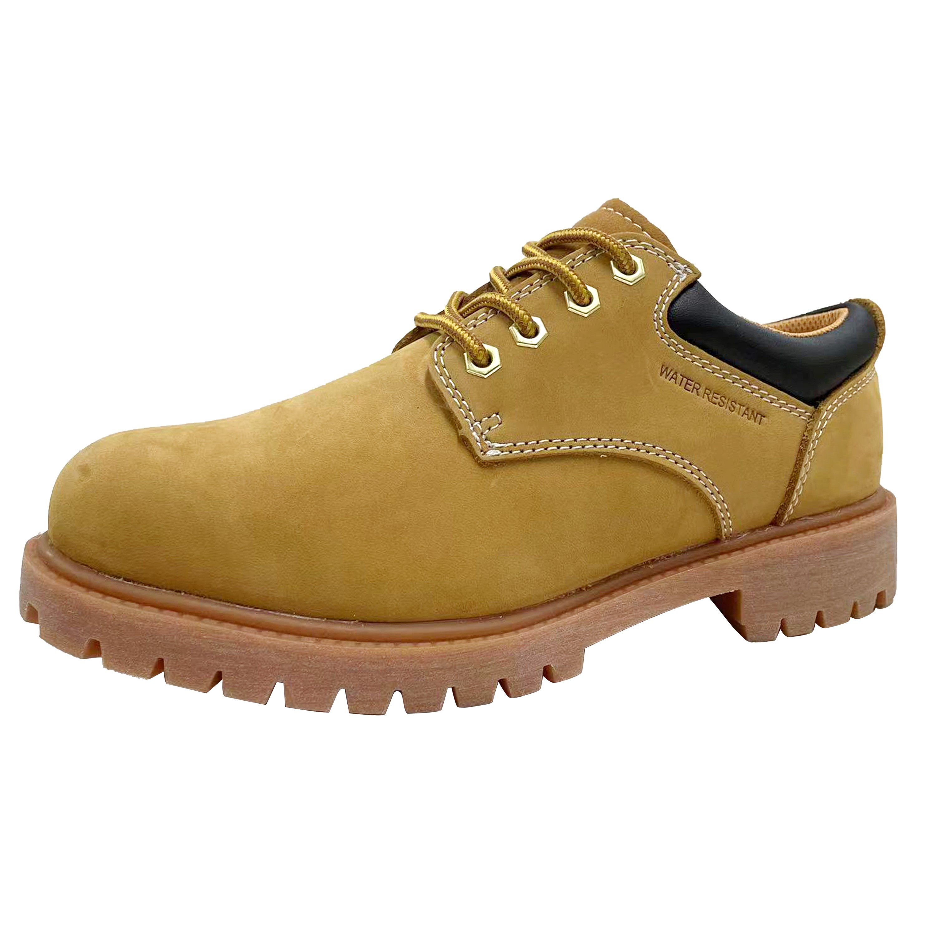 2022 New Lace Up Leather Boot Casual Shoes injection molding outsole Genuine Leather Boots For Men Shoes