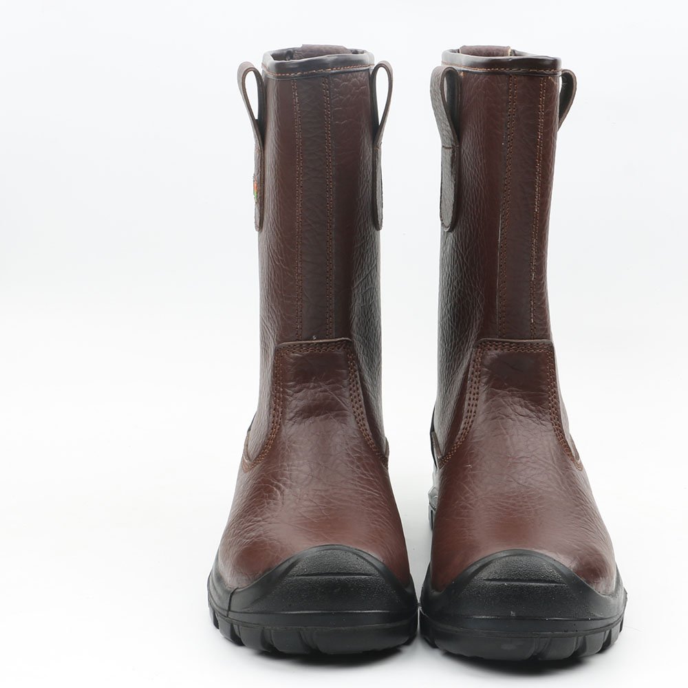 manufacturer factory custom safety shoes for men steel toe boots leather slip resistant waterproof stab resistant s3 wholesale