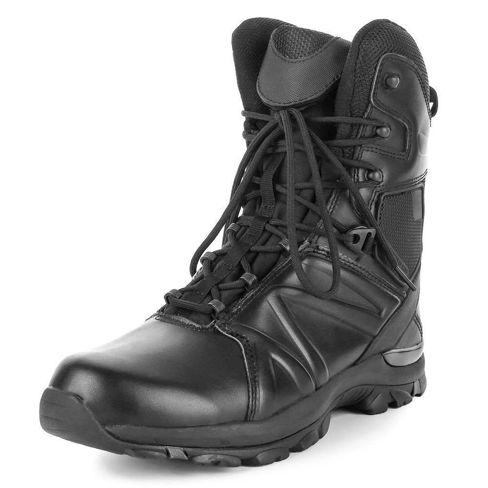 Full Grain Leather High Quality Black Hiking Training Tactical Durable Anti-slippery Men's Boots