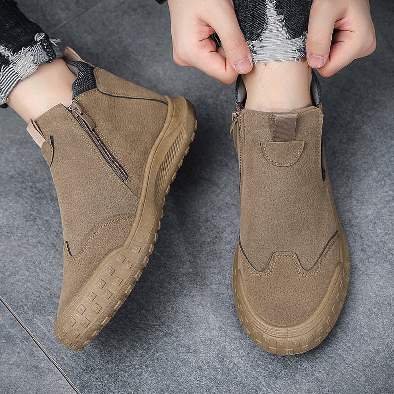 New Arrival High Quality Autumn Winter Chelsea Boots Lather Slip-On Oxford Shoes Low Prices Anti-Slip Shoes