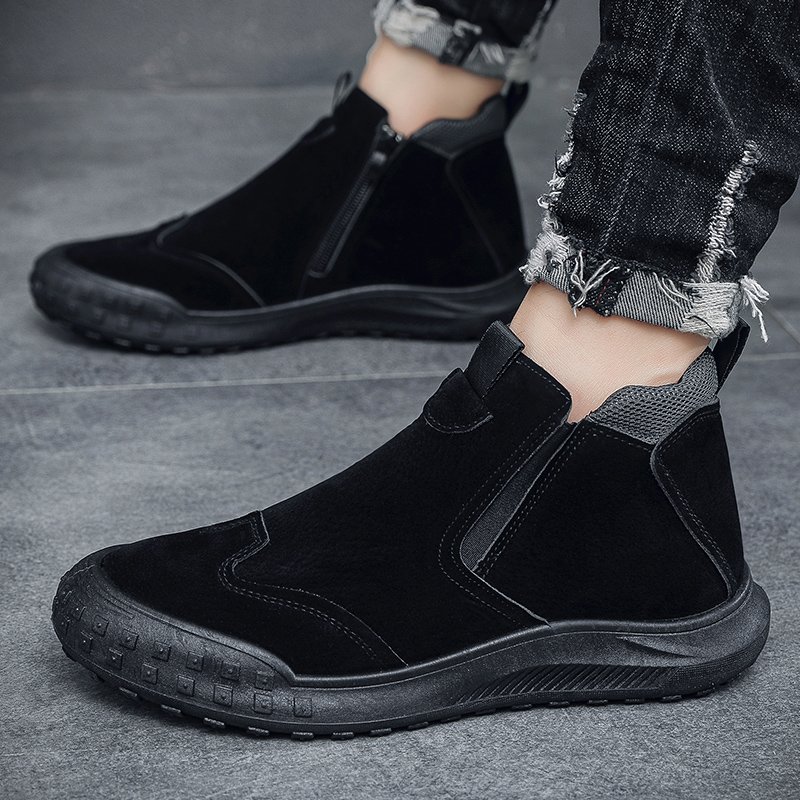 New Arrival High Quality Autumn Winter Chelsea Boots Lather Slip-On Oxford Shoes Low Prices Anti-Slip Shoes