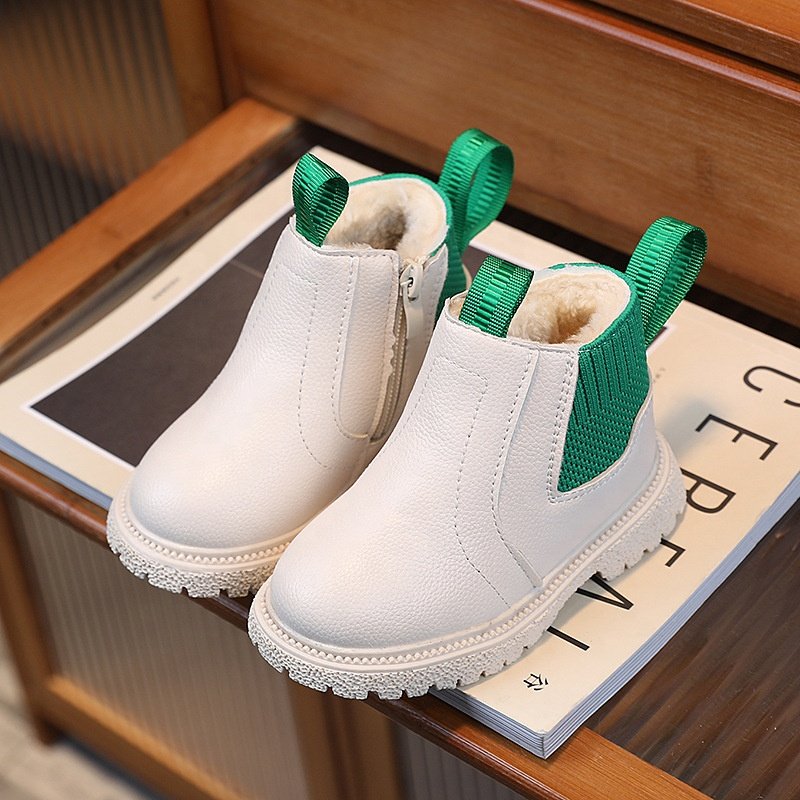 High Quality Autumn Winter 2023 Kids Warm Non Slip British Boots