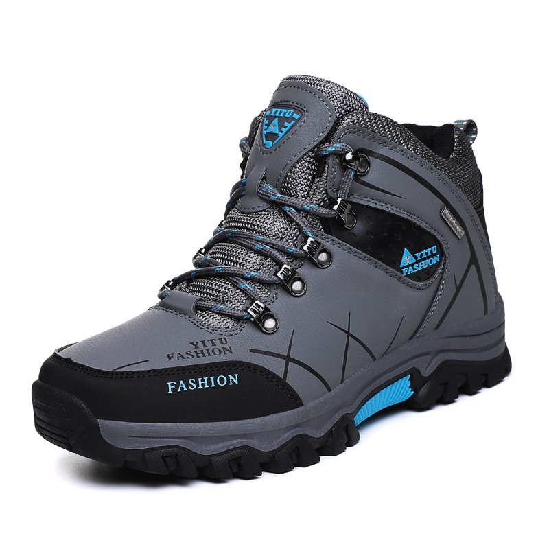 Comfortable Warmth Hiking Shoes Male Non-Slip Waterproof Sport Shoes Outdoor Climbing Trekking Boots Men