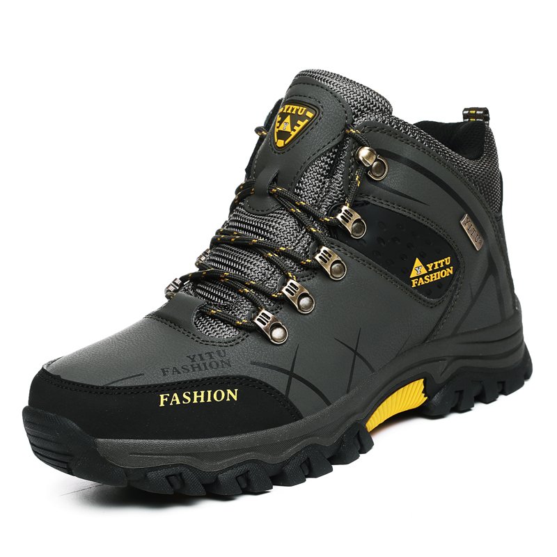 Comfortable Warmth Hiking Shoes Male Non-Slip Waterproof Sport Shoes Outdoor Climbing Trekking Boots Men