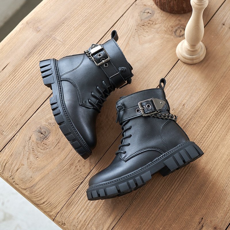 Latest Style Autumn Spring Kids Outwear Shoes Pu Leather Princess Girls Boots