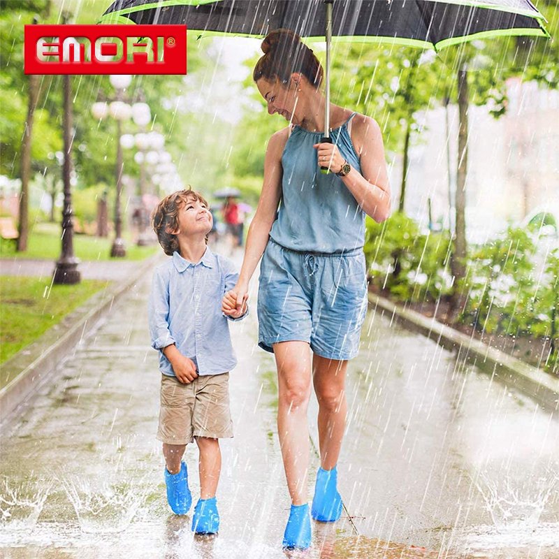 Silicone Protective Clear Rain Boot Anti Slip Reusable SIlicone Waterproof Shoe Covers
