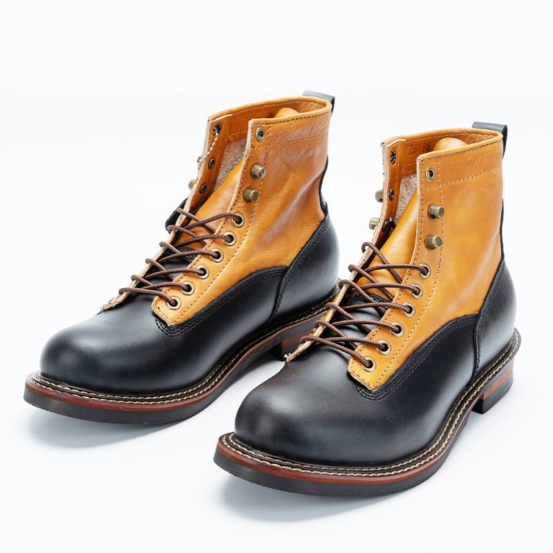 High Quality Custom Winter Boots For Men Casual Shoes Cowhide Ankle Boots