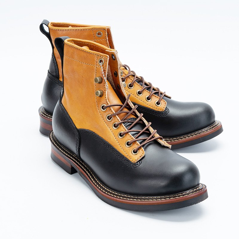 High Quality Custom Winter Boots For Men Casual Shoes Cowhide Ankle Boots