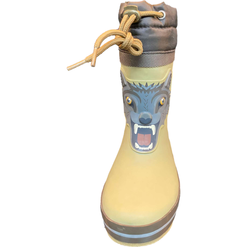 Wholesale Baby Gumboots Waterproof Toddler Girl Rain Shoes Children's Rubber Boots with Cuffs