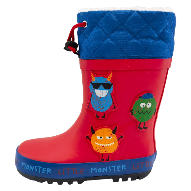 Wholesale Baby Gumboots Waterproof Toddler Girl Rain Shoes Children's Rubber Boots with Cuffs
