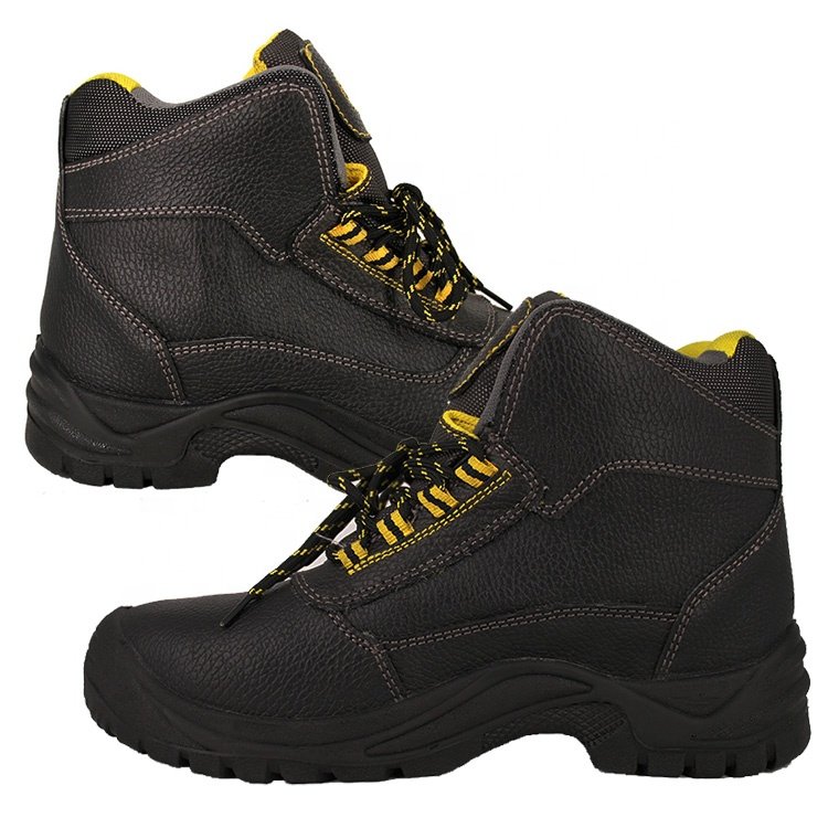 Construction labor protection boots composite toe steel protection ankle men's leather shoes unisex OEM custom shoes