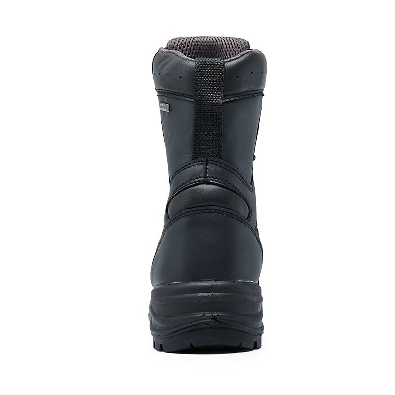 High Quality Patrol Black Leather 8 Inches Tactical Boots Outdoor Safety Boots for Men and Women