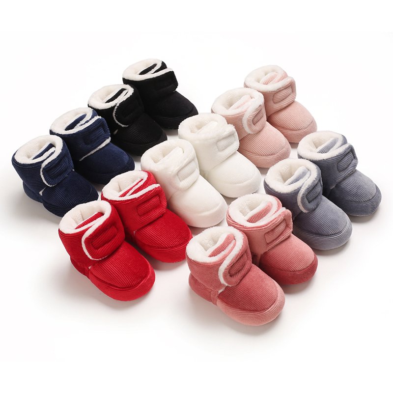 Winter Best-Selling newborn baby 0-12 months boys and girls warm plush boots