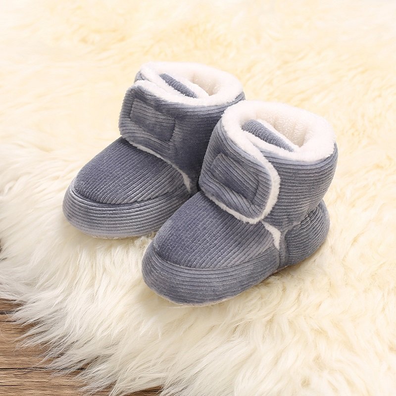 Winter Best-Selling newborn baby 0-12 months boys and girls warm plush boots
