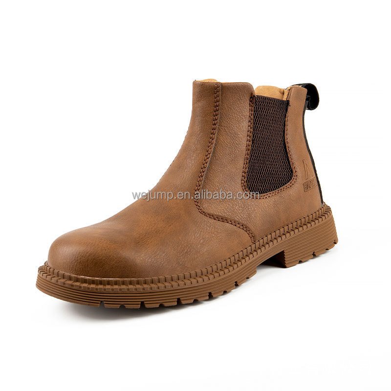 Wejump Hot selling Cheap Steel Toe Safety Boots for Men Women Lightweight Work Sneakers Leather Comfortable Safety Shoes
