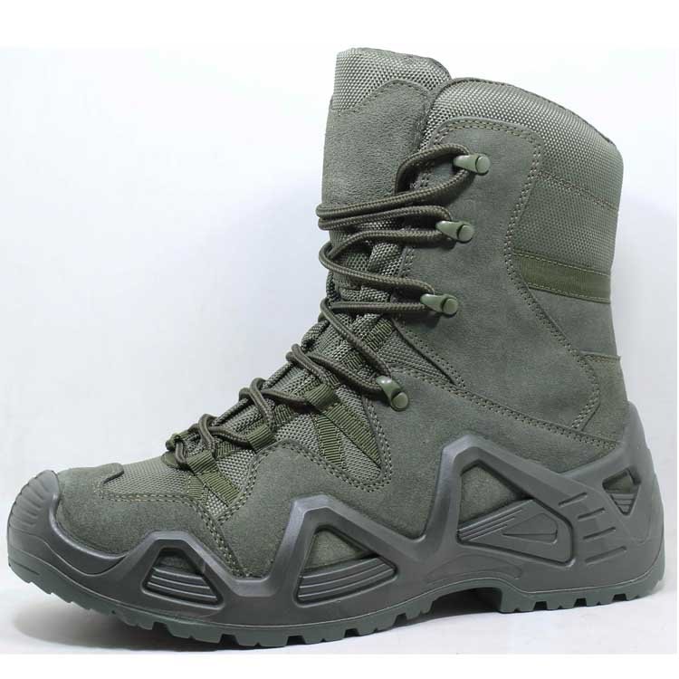 GOODTIRE LAND Hot Selling Olive Security Boots Hiking Boots for Outdoor Climbing Factory Price