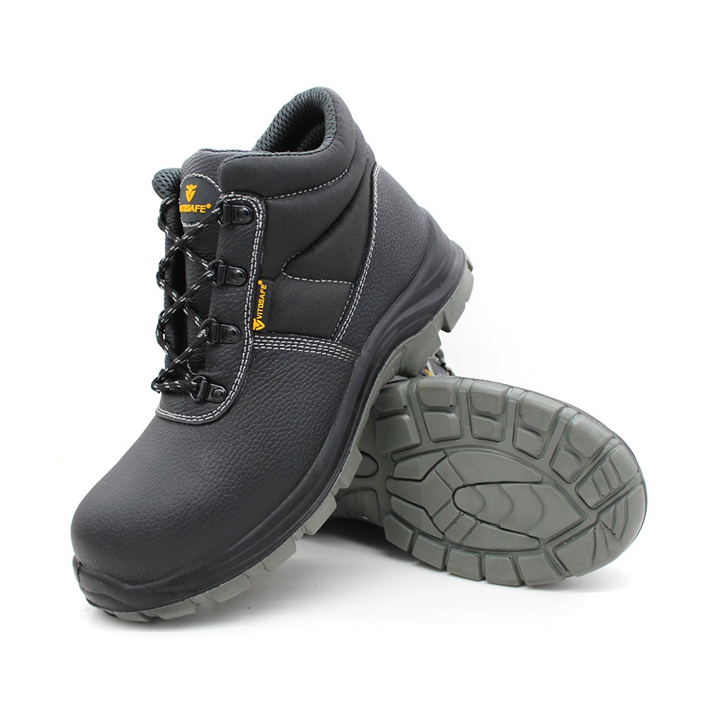 High Quality OEM Industrial Protective Labor Steel Toe Safety Shoes Work Boots S3 for Men