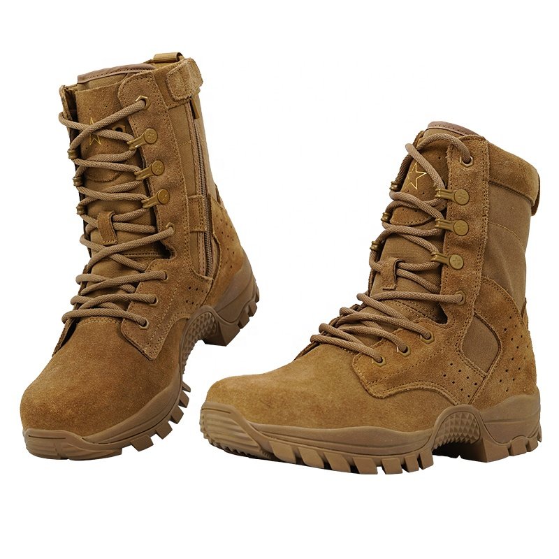 Factory Men Hiking Sport Ankle Outdoor Boot Side Zip Work Boots For Men