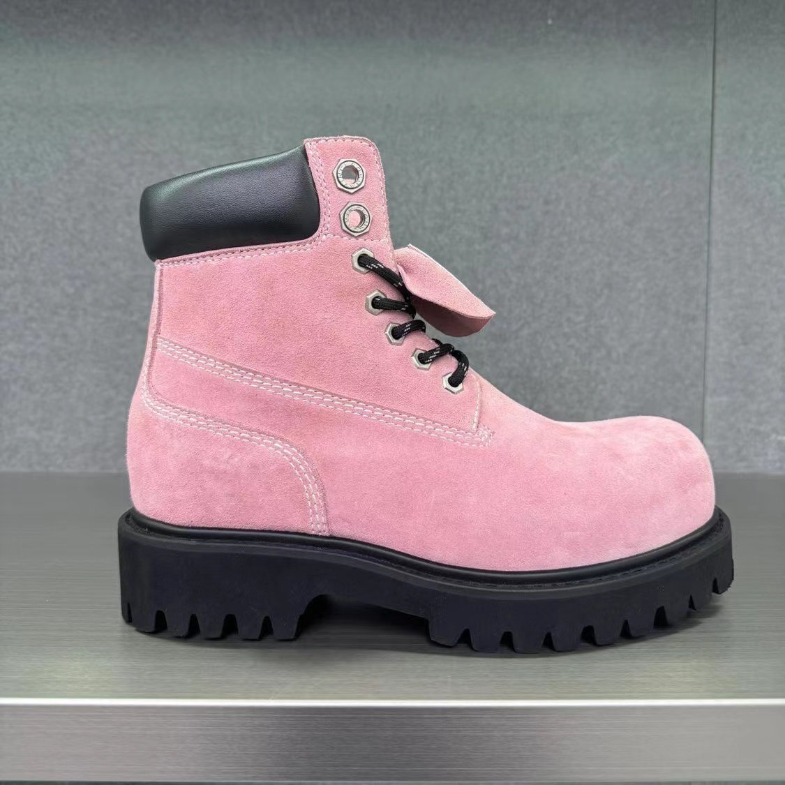 High Help Work Leather Boots Candy colored Men desert boots Women's Ankle Martin Boots for Ladies