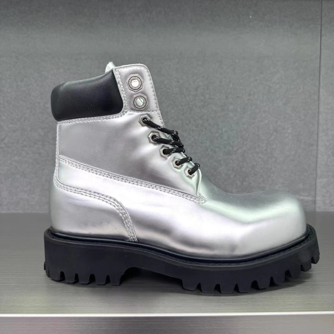 High Help Work Leather Boots Candy colored Men desert boots Women's Ankle Martin Boots for Ladies
