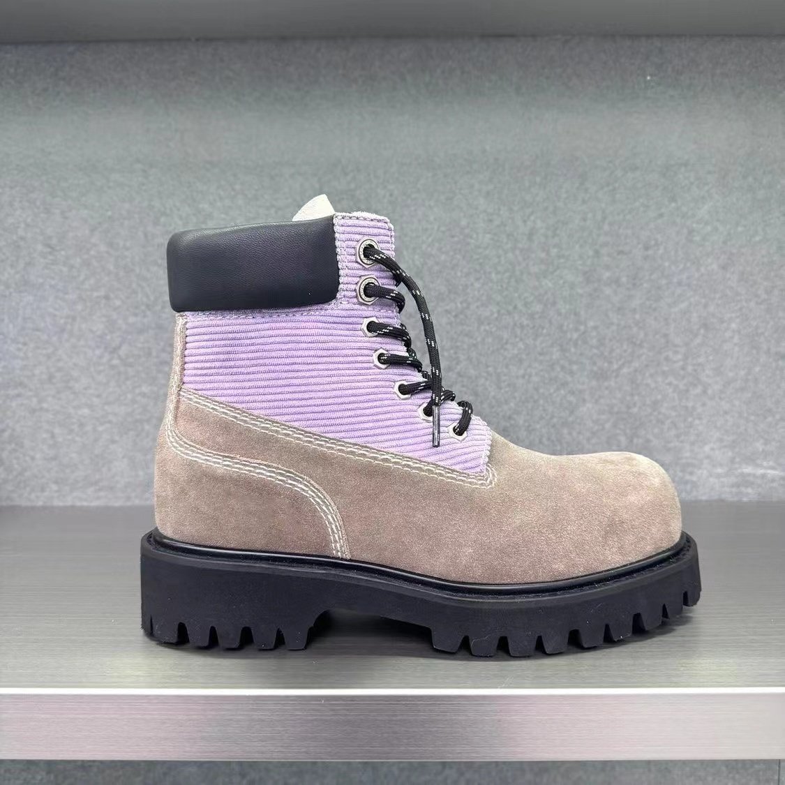 High Help Work Leather Boots Candy colored Men desert boots Women's Ankle Martin Boots for Ladies