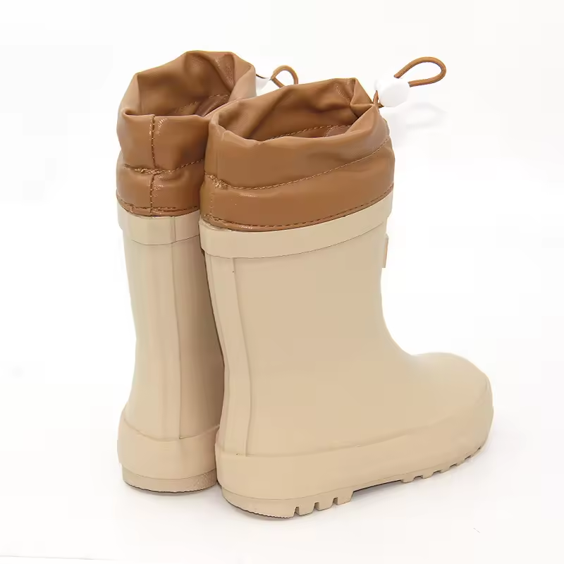 Factory hot selling high quality waterproof rubber boots anti-skidding kids rain boots
