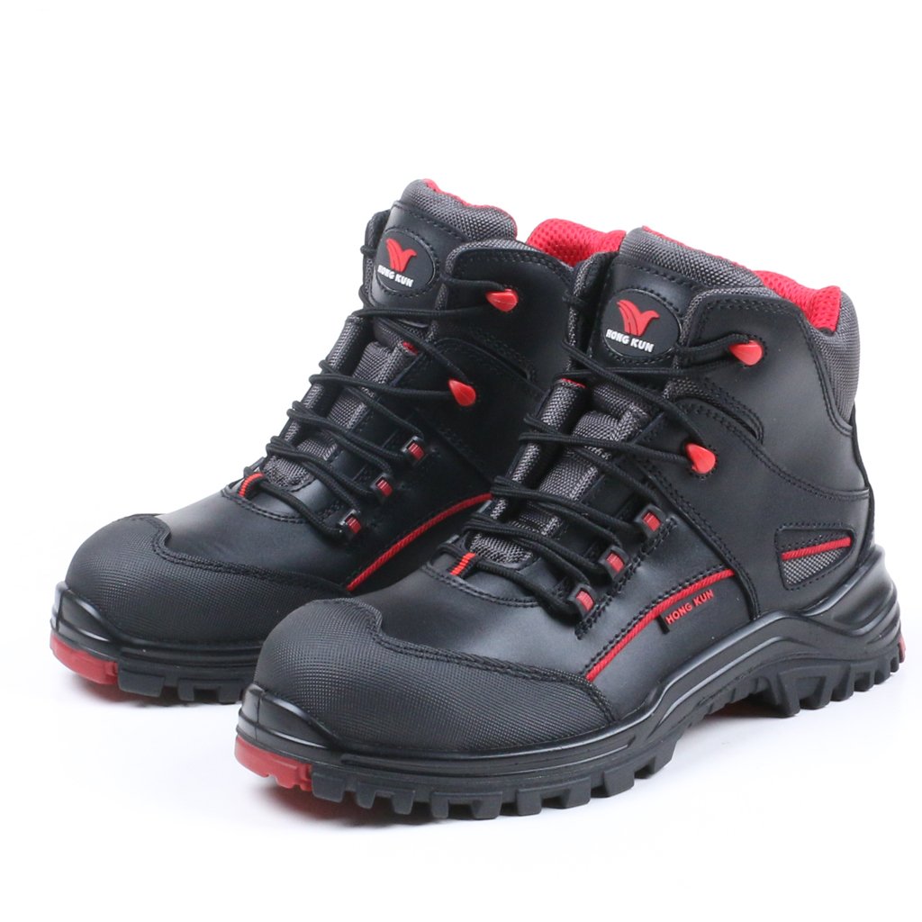 Factory Wholesale High Quality SRC Men's Safety Boots Steel Toe Anti-Crash Anti-slip steel toe Safety shoes for work