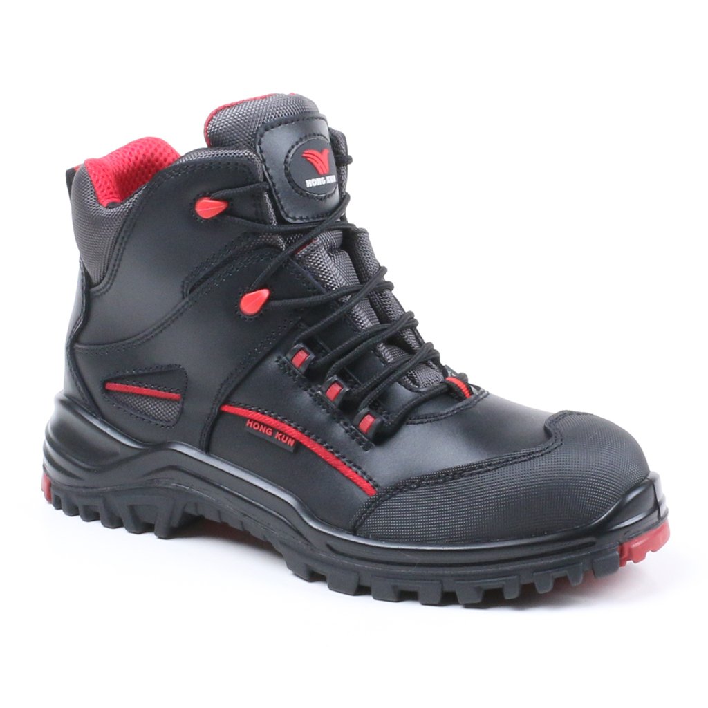 Factory Wholesale High Quality SRC Men's Safety Boots Steel Toe Anti-Crash Anti-slip steel toe Safety shoes for work