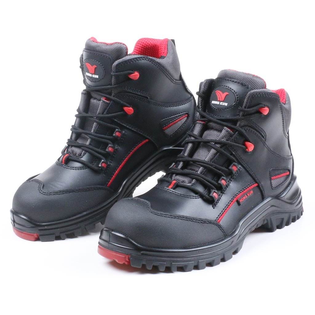 Factory Wholesale High Quality SRC Men's Safety Boots Steel Toe Anti-Crash Anti-slip steel toe Safety shoes for work