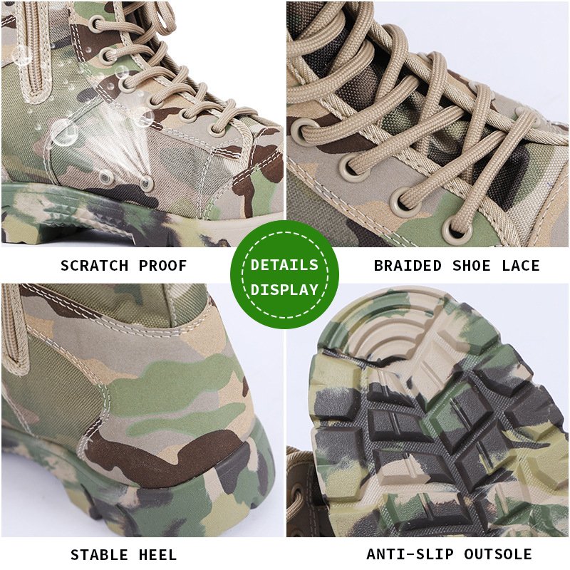 OBSHORSE High Quality Summer Breathable Lightweight Tactical Boots Boots