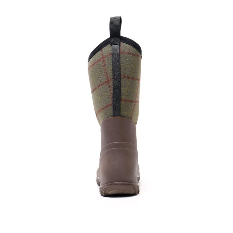 Waterproof Warm Rubber Gumboots Rubber Boots With 6mm Neoprene Durable Outdoor Muck Hunting Boots For Men