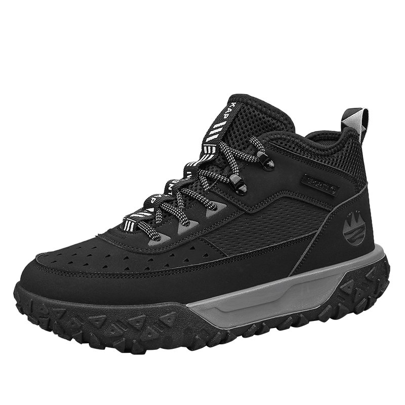 high quality new men's pu luxury boots shoes low price fashion design brand outdoor shoes hiker customize sports cheap factory