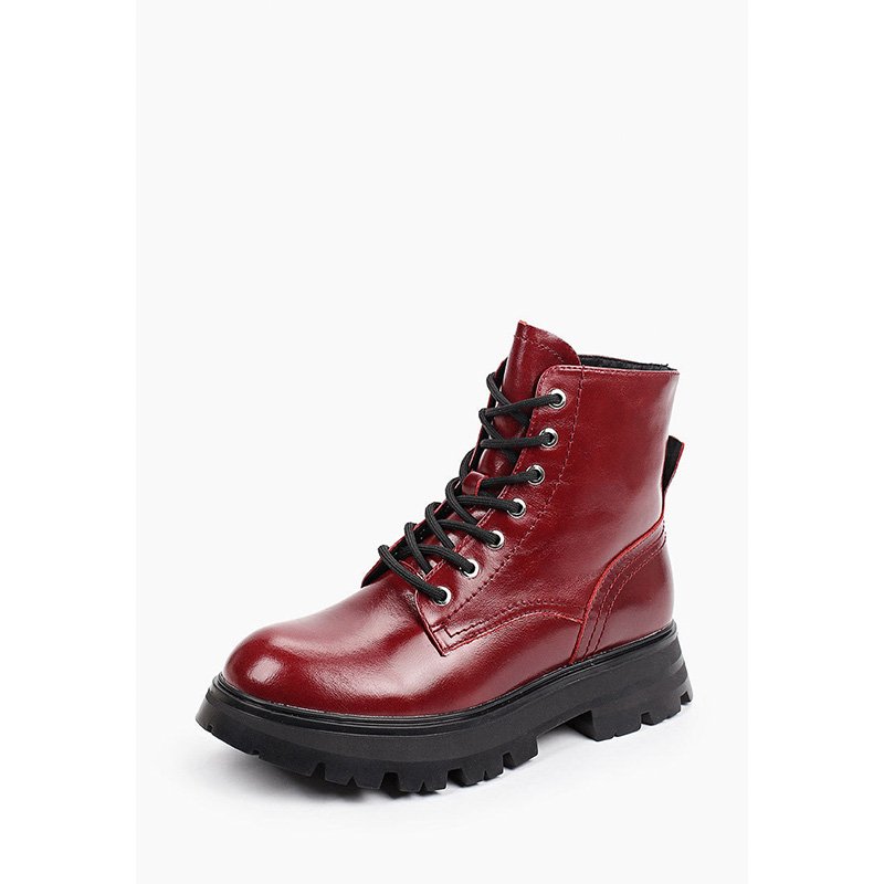 Autumn and winter boots custom wholesale TPR red flat trend fashion women's Martin boots