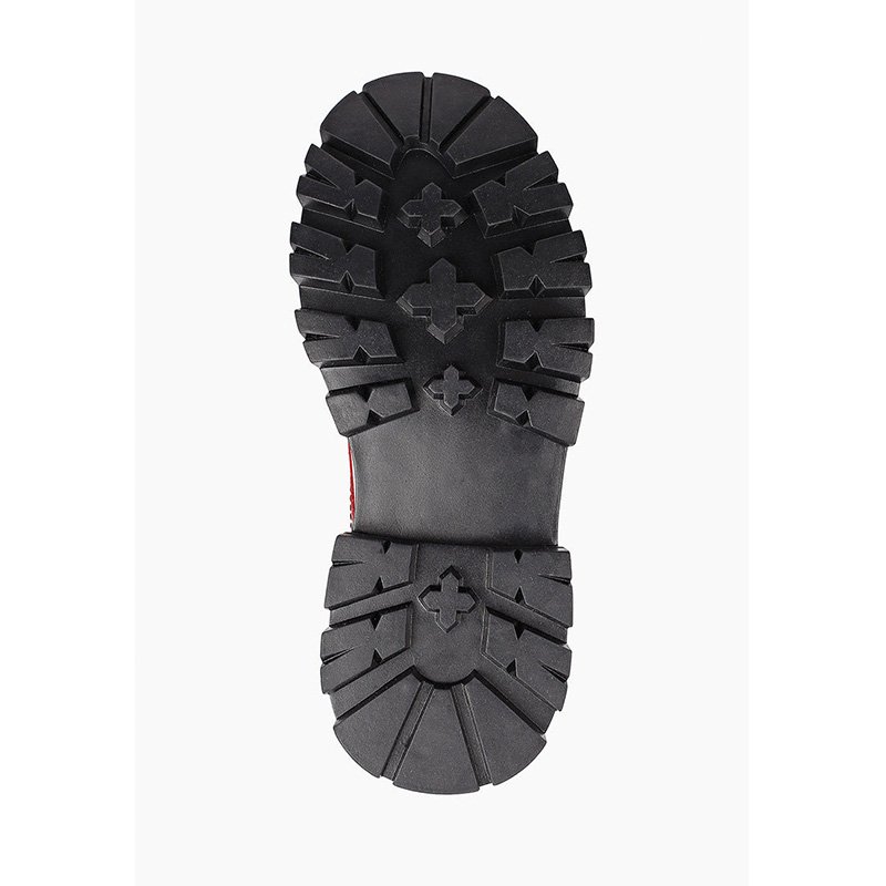 Autumn and winter boots custom wholesale TPR red flat trend fashion women's Martin boots
